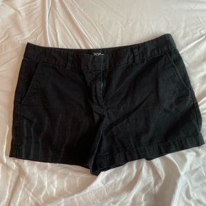 Black loft shorts